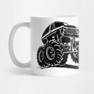 Cartoon monster truck Mug